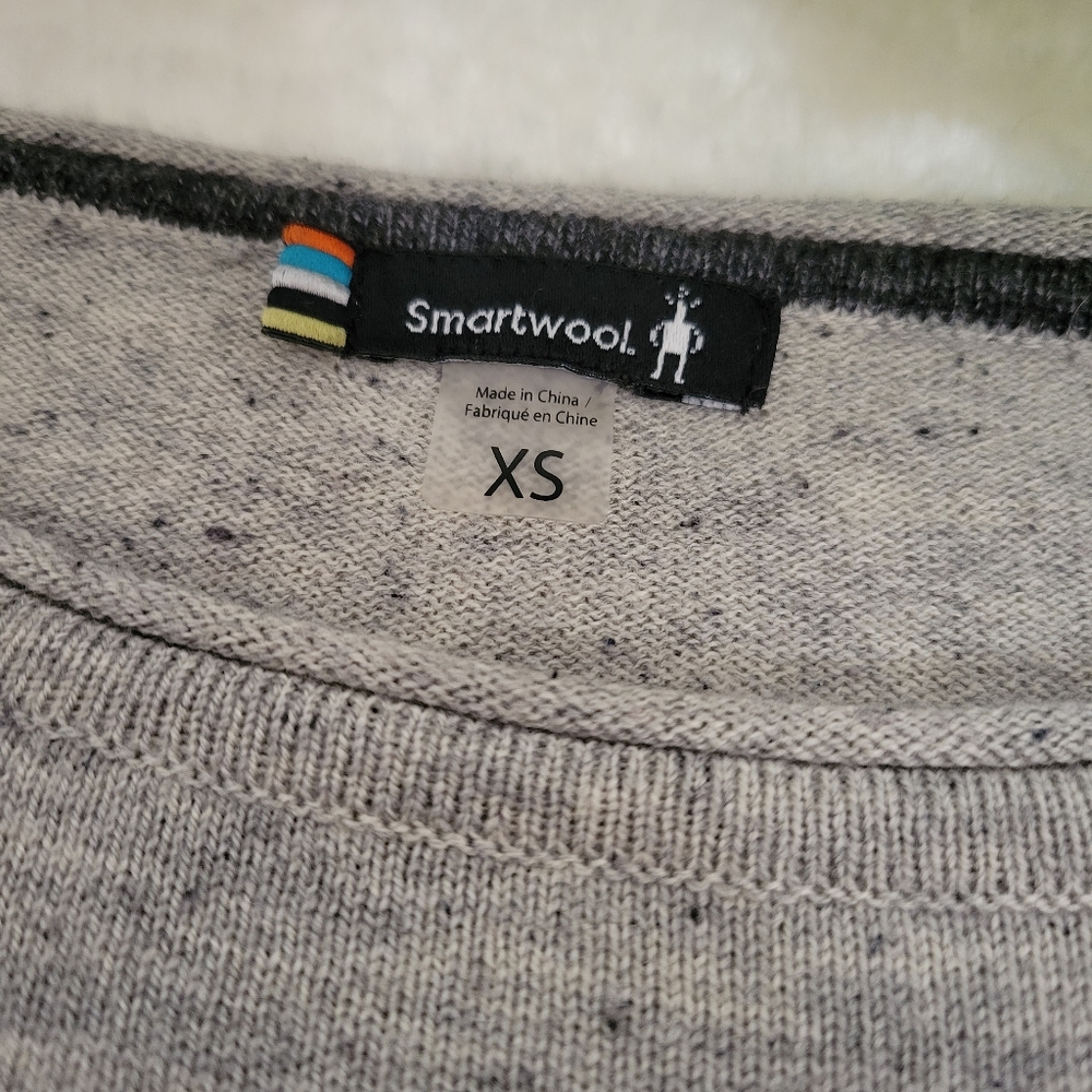 Smartwool Shadow Pine Wool Blend Crew Sweater Size XS - Picture 3 of 8
